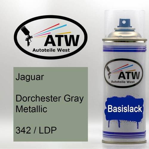 Jaguar, Dorchester Gray Metallic, 342 / LDP: 400ml Sprühdose, von ATW Autoteile West.
